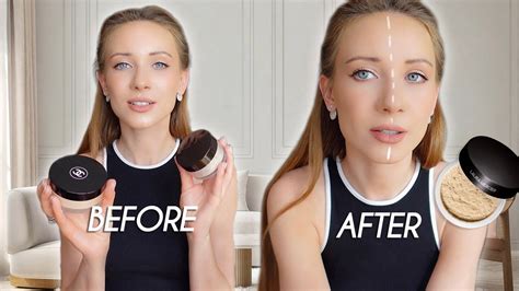 chanel loose powder vs laura mercier|More.